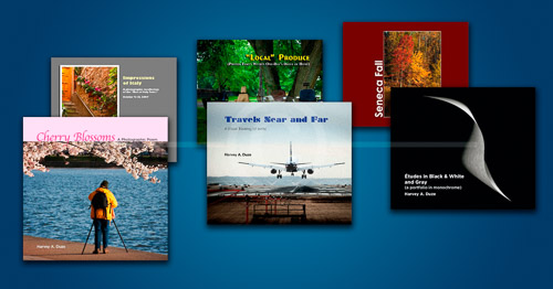 HD_GD-14 - Composite of several of my Blurb photo book covers.