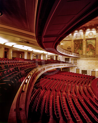 HD_SL-23 - Interior photo of Eastman Theater in Rochester New York, after restoration in 1972.