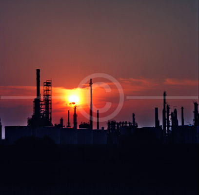 HD_SL-27 - Oil refinery at sunrise, outside of New Castle, Delaware