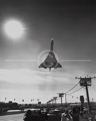 HD_P-32 - British Airways Concorde on final approach to New Castle County (DE) Airport, November, 1987