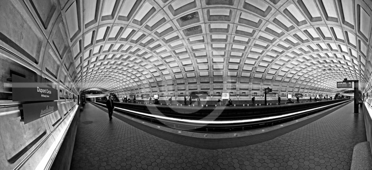 HD_STBW-101 - Panoramic view of Dupont Circle METRO Station