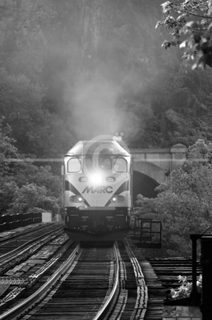 HD_STBW-34 - MARC Train just outside of Harper's Ferry Train Station