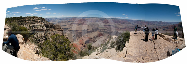 HD_STC-111 - Panoramic photo of Grand Canyon at Powell Point on the South Rim. HD_STC-111 - Panoramic photo of Grand Canyon at Powell Point on the South Rim.