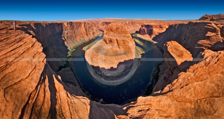 HD_STC-114 - Morning panorama photo of the Colorado River Horseshoe Bend near Page Arizona. HD_STC-114 - Morning panorama photo of the Colorado River Horseshoe Bend near Page Arizona.