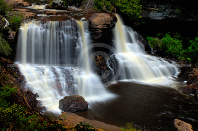 HD_STC-33 - Blackwater Falls from the upper Observation Deck