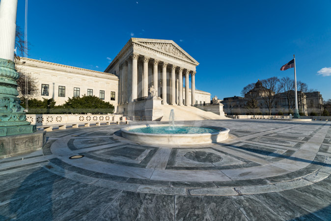 HD_STC-69 - Plaza in front of the U.S. Supreme Court Building in Washington, D.C.